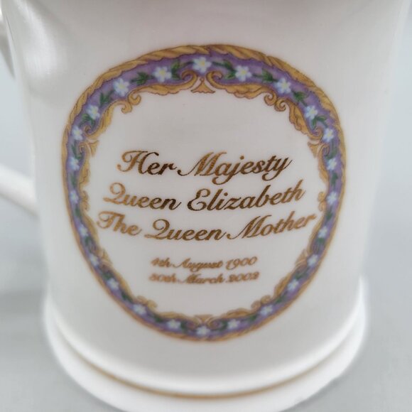 Queen Elizabeth The Queen Mother Commemorative Mug England Fine Bone China - Picture 4 of 9